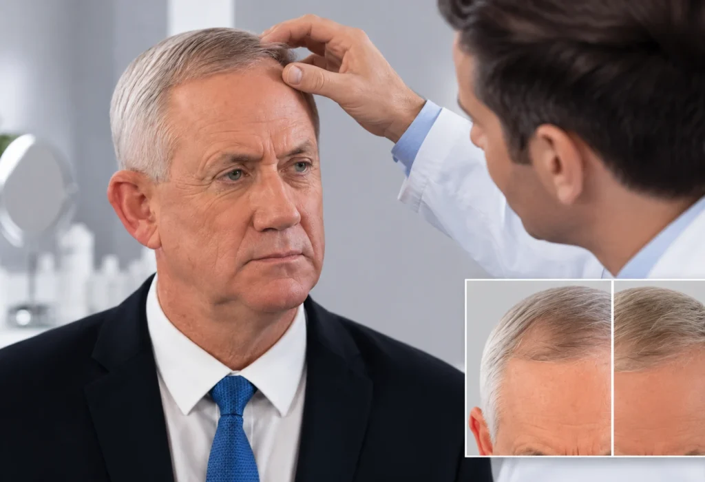 Benny Gantz hair transplant