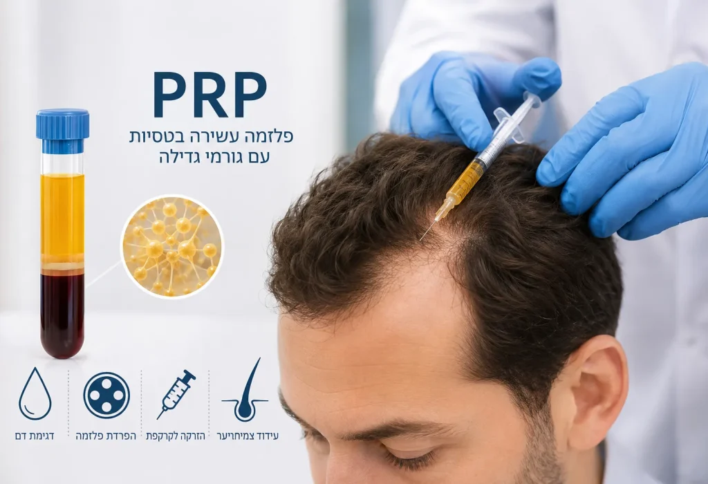 How many PRP treatments are needed for hair growth