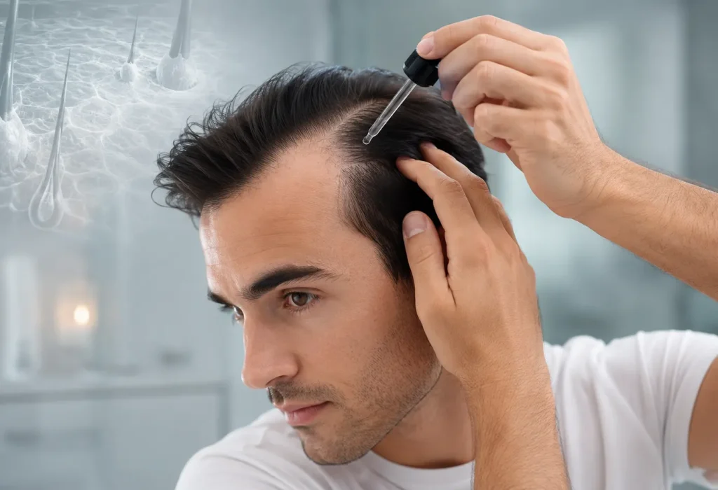 Minoxidil for receding hairline
