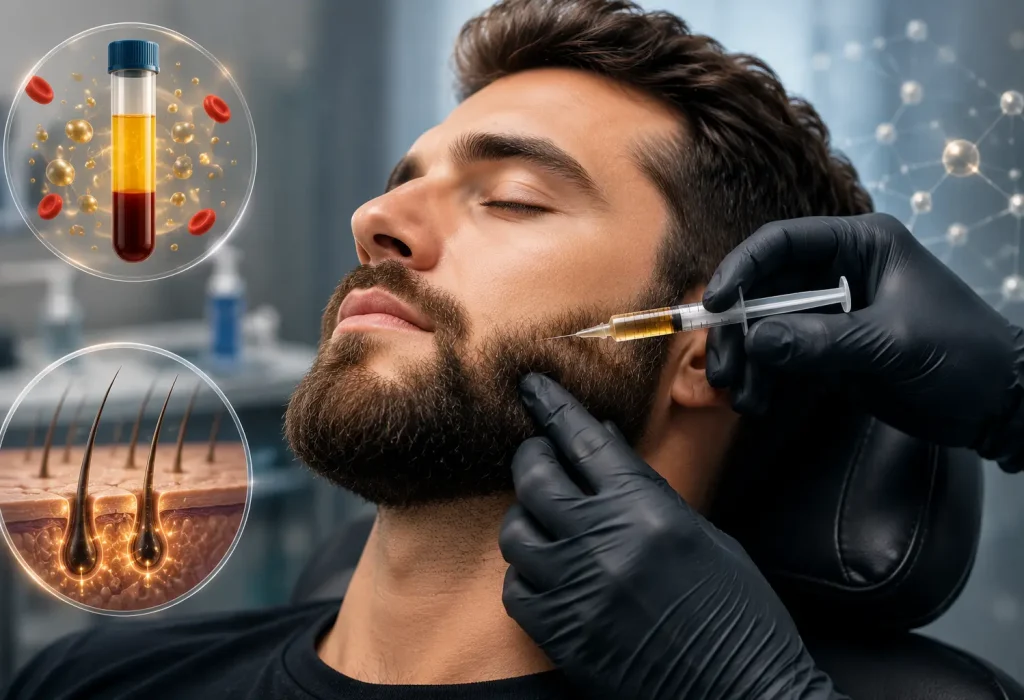 PRP for beard
