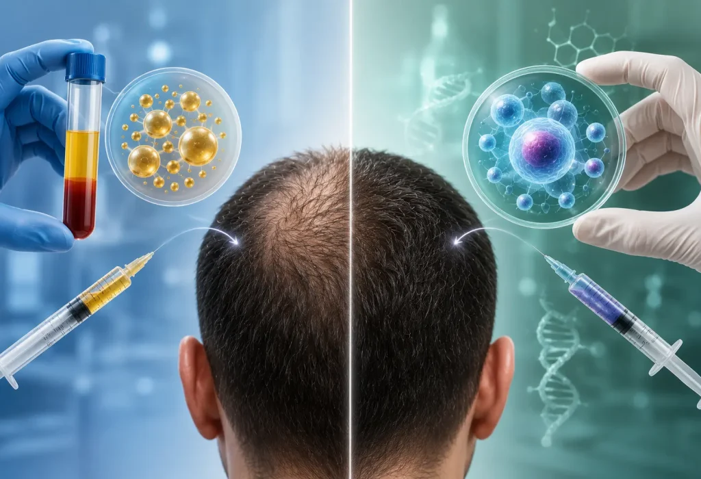 PRP vs stem cells for hair