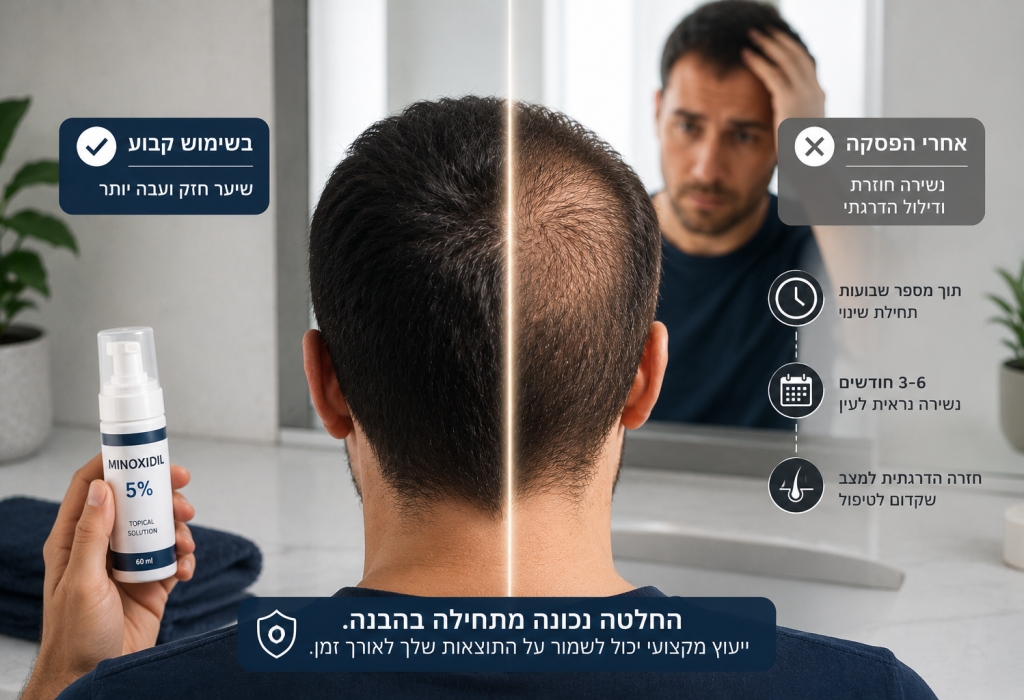 Stopping minoxidil