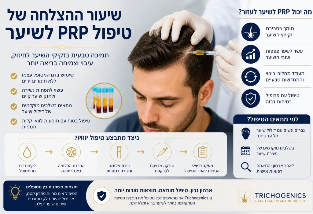 Success Rate of PRP Treatment for Hair